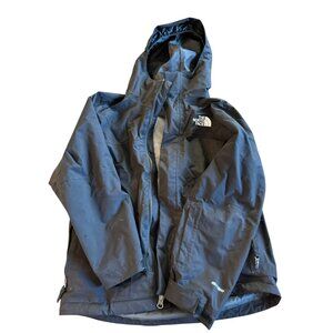 The North Face Boys Dryvent Hooded Jacket SHELL ONLY M Black Nylon